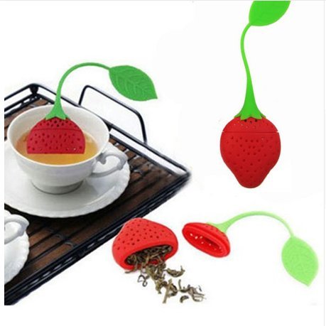 Strawberry Shape Silicone Tea Filter