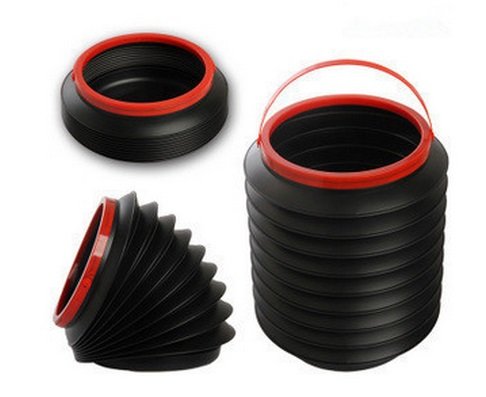 Plastic Bucket Dustbin Folding Organizer For Car And Home