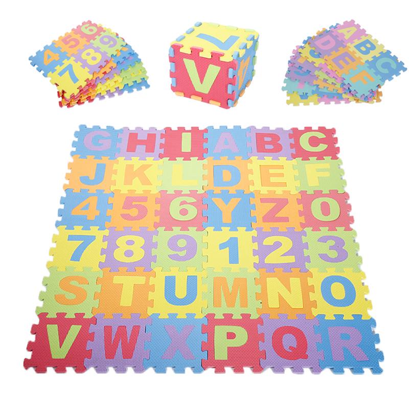 EVA Puzzle Play Mat Kids Learning Floor Mat Play Toy Animals Mat Top Quality
