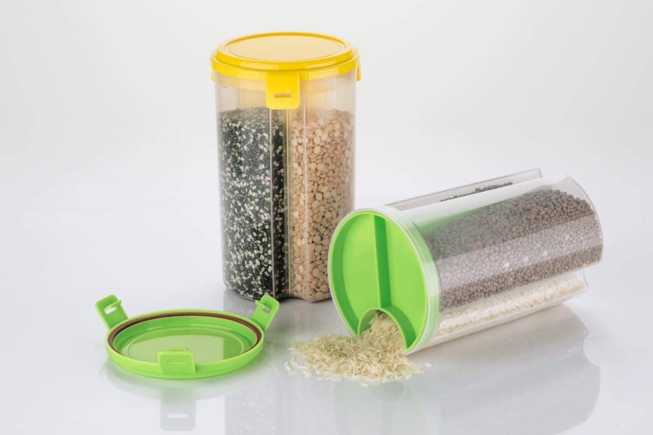 Transparent Air Tight Cereals Dispenser & Container
