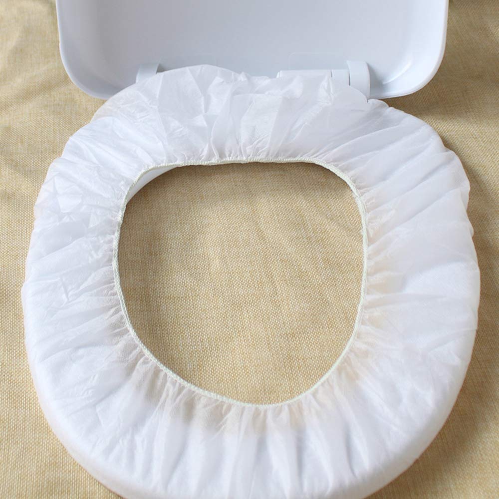10Pcs Disposable Non-Woven Fabric Travel Toilet Seat Cover