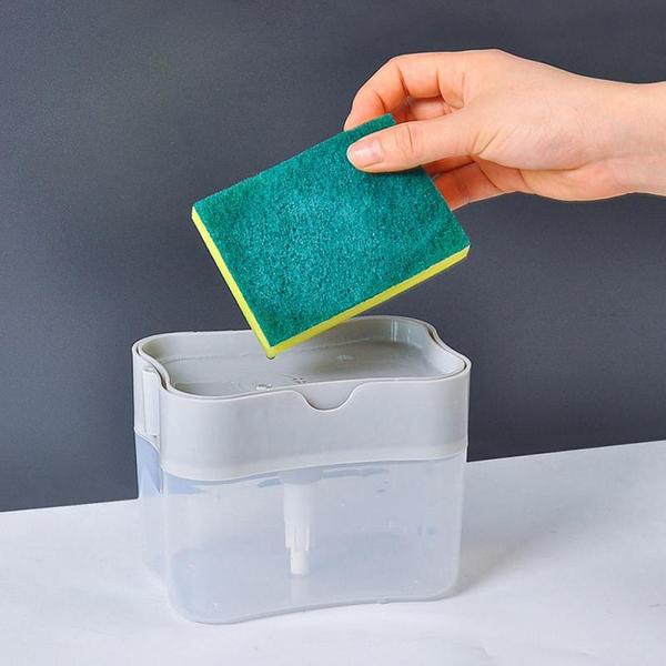 Liquid Soap Dispenser Sponge Holder ( WITH SPONGE )