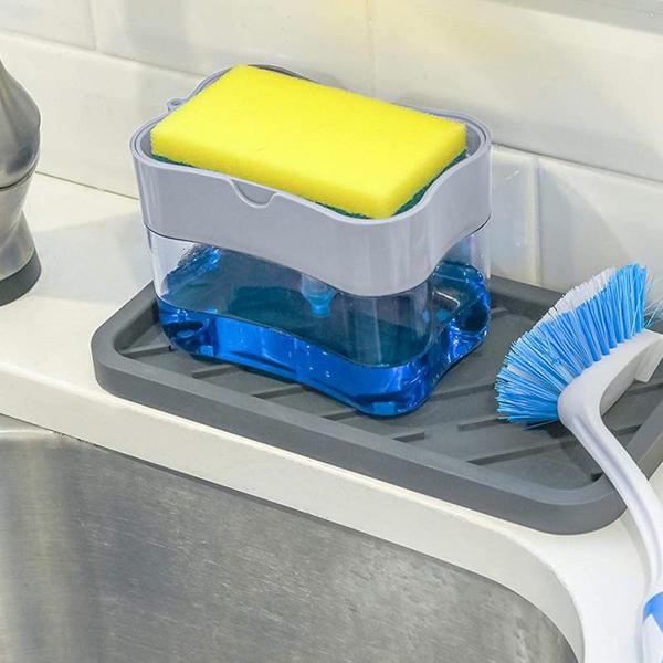 Liquid Soap Dispenser Sponge Holder ( WITH SPONGE )