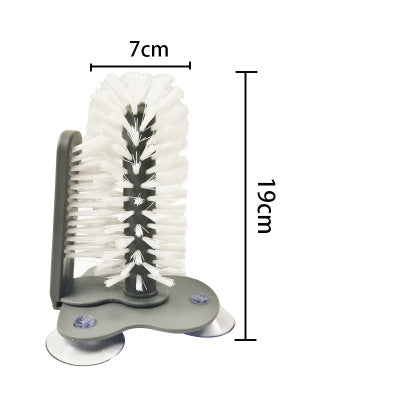 Glass Washing Brush with Suction