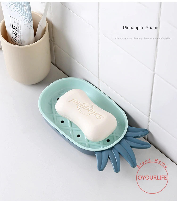 Pineapple Shape Drain Soap Box