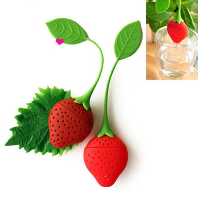 Strawberry Shape Silicone Tea Filter