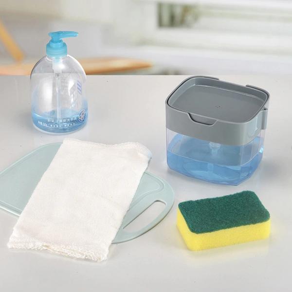 Liquid Soap Dispenser Sponge Holder ( WITH SPONGE )