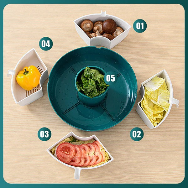 Multifunctional Rotating Hot Pot Platter
