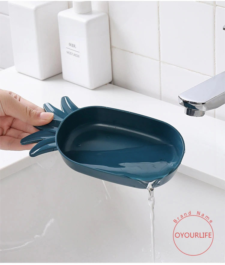 Pineapple Shape Drain Soap Box