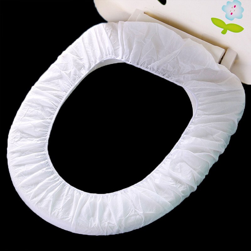 10Pcs Disposable Non-Woven Fabric Travel Toilet Seat Cover