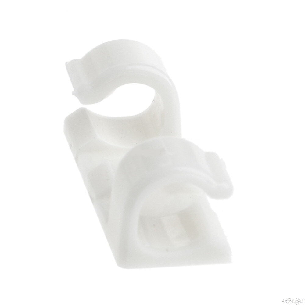 20 Pcs Cord Wire Cable Plastic Clips (Random)
