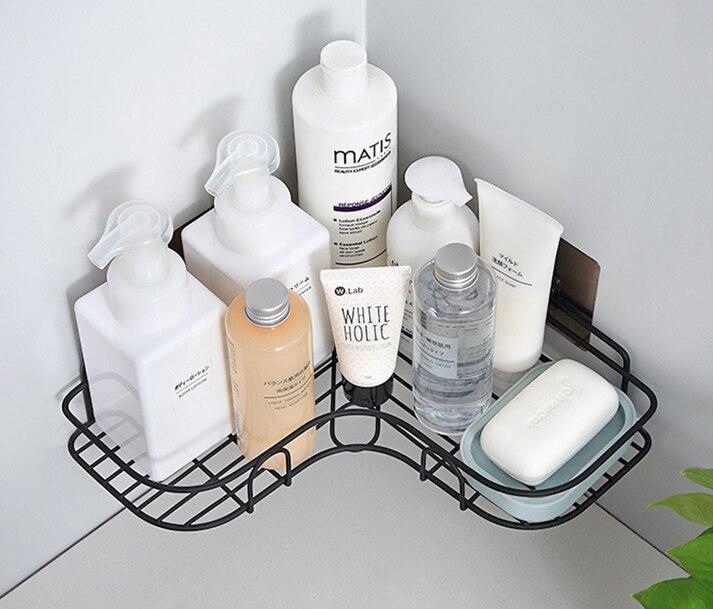 Shelf- Adhesive Metal Corner Storage Rack