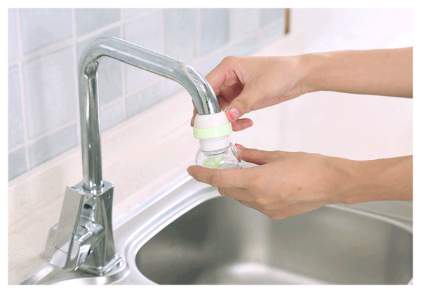 360 Degree Adjustable Water Tap Extension Filter Shower Water Tap Bathroom Faucet Extender Home Kitchen Accessories