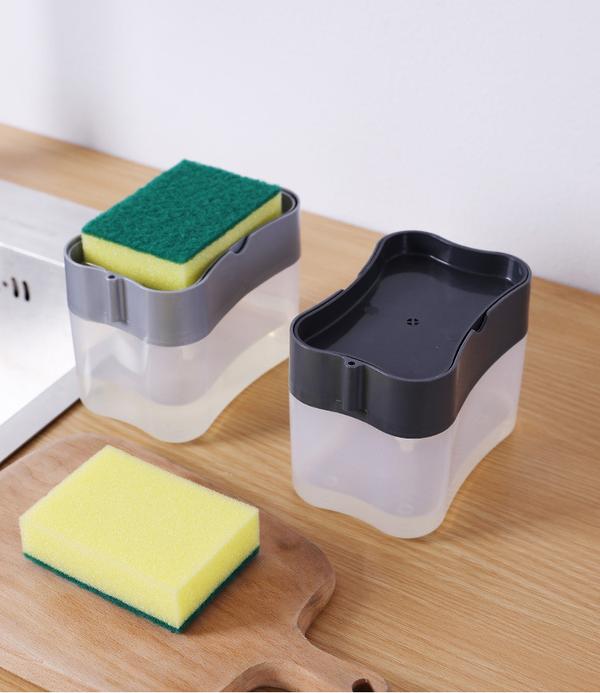 Liquid Soap Dispenser Sponge Holder ( WITH SPONGE )