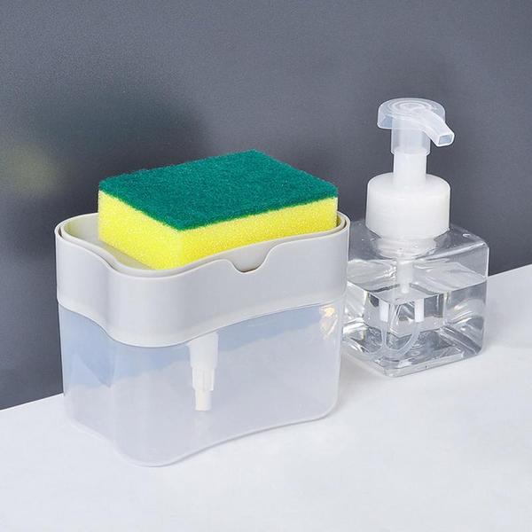 Liquid Soap Dispenser Sponge Holder ( WITH SPONGE )