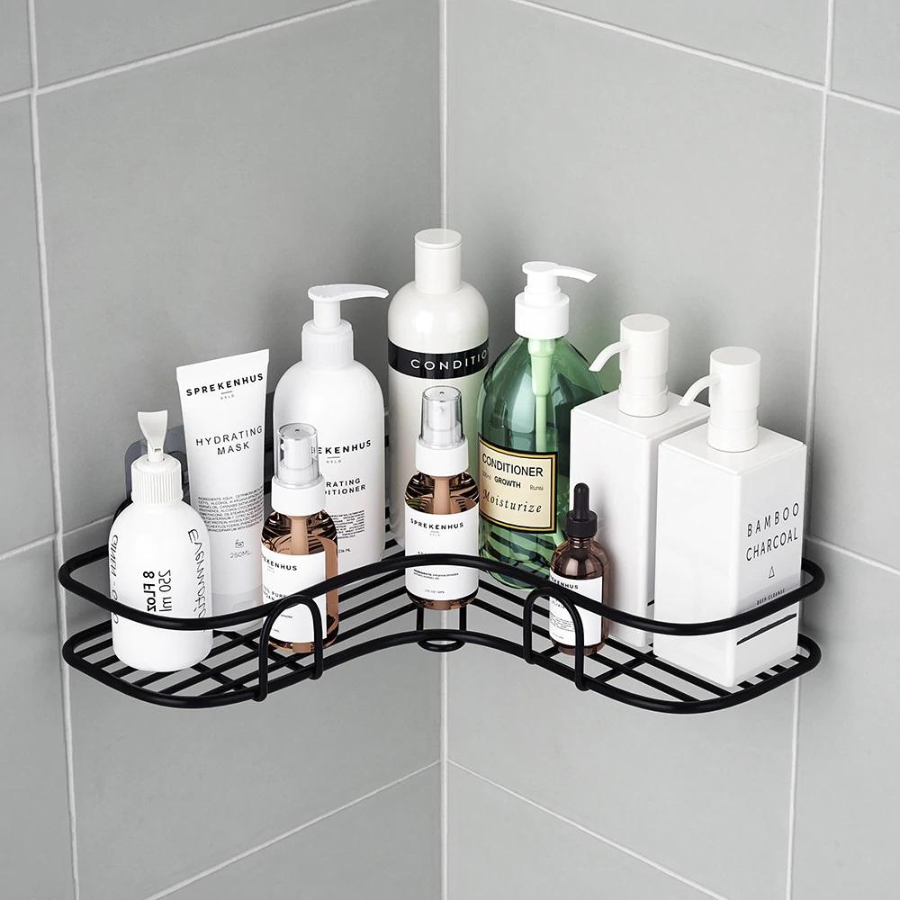 Shelf- Adhesive Metal Corner Storage Rack
