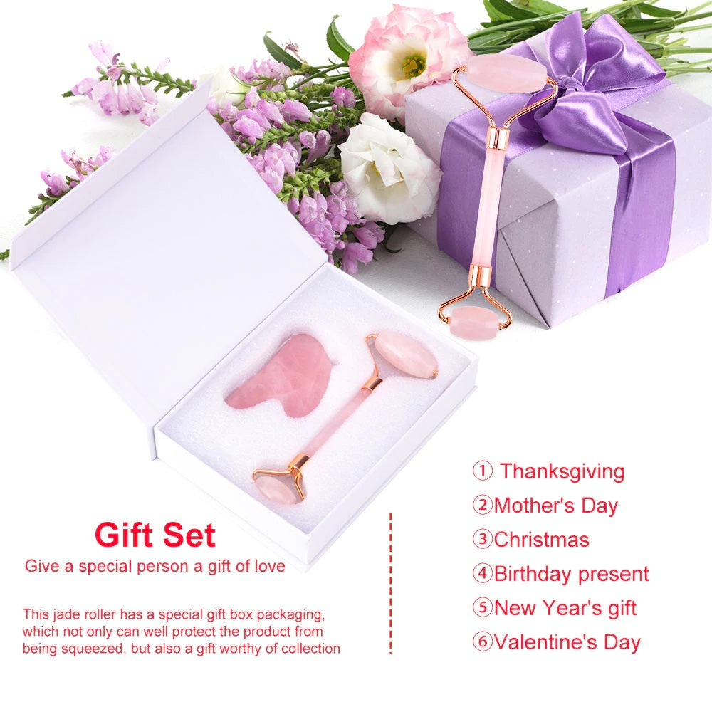ROSE QUARTZ AND GUA SHA KIT