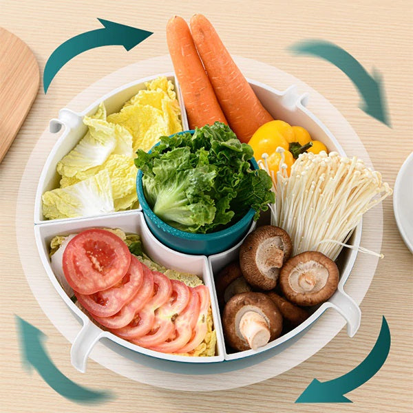 Multifunctional Rotating Hot Pot Platter