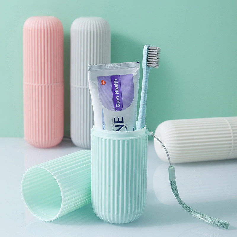 Portable toothbrush & toothpaste holder Storage box