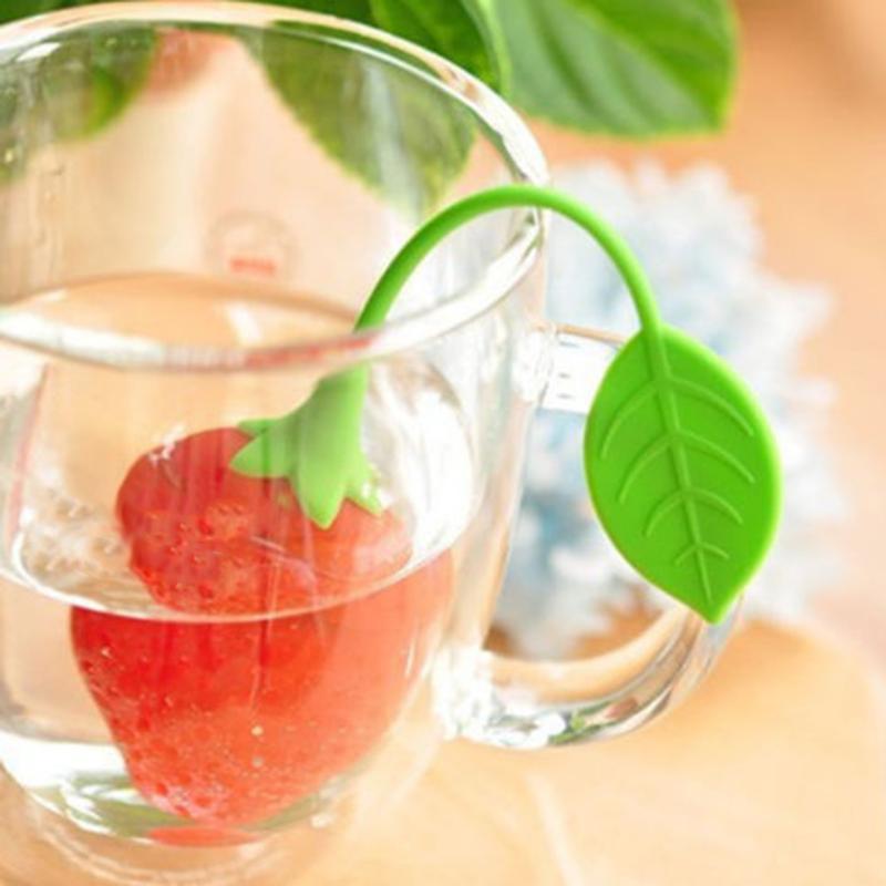 Strawberry Shape Silicone Tea Filter