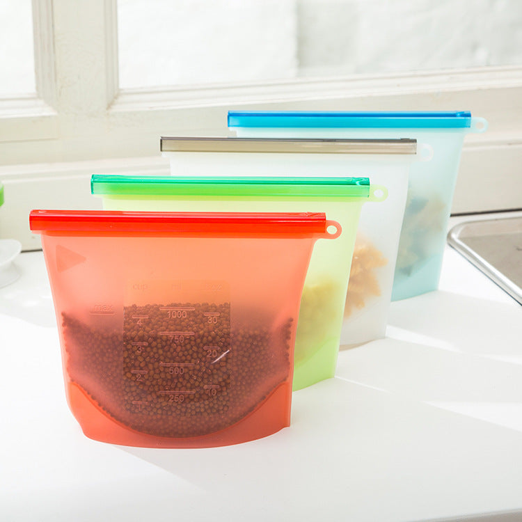 Silicone Fridge Bag 1ltr (Random Color)