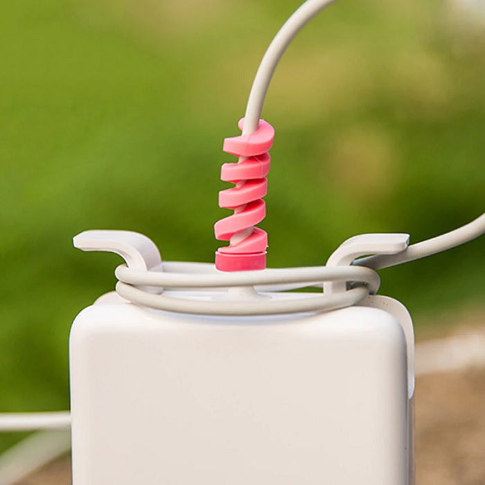 Cable Protector Silicone Spiral Shape