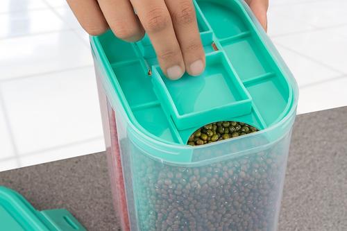 2 Storage Compartments Jar Vacuum pack