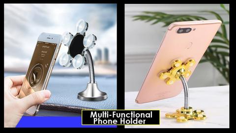 Mini Flower Shape Cellphone Holder Car & Mount Sucker Stand