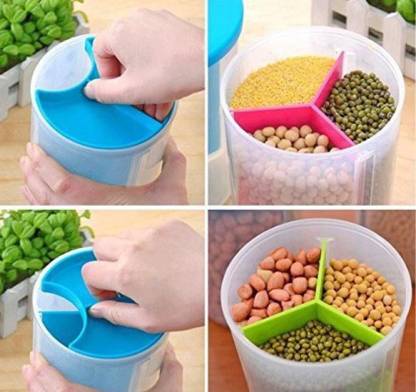 Transparent Air Tight Cereals Dispenser & Container
