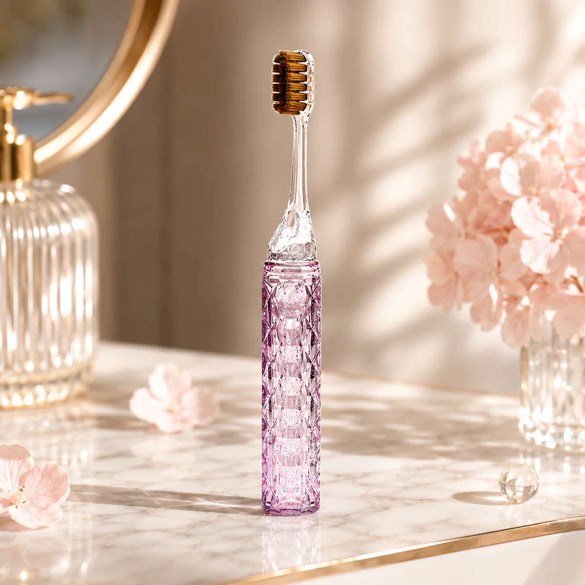 Crystal Diamond Design Toothbrush