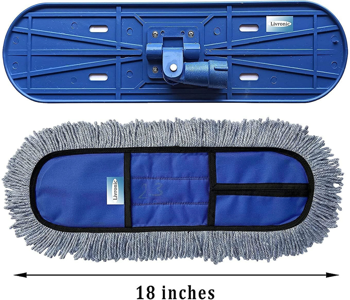 Microfiber Dry Mop with Adjustable Handle