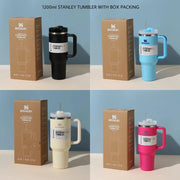 Tumbler Bottle with Lid and Straw