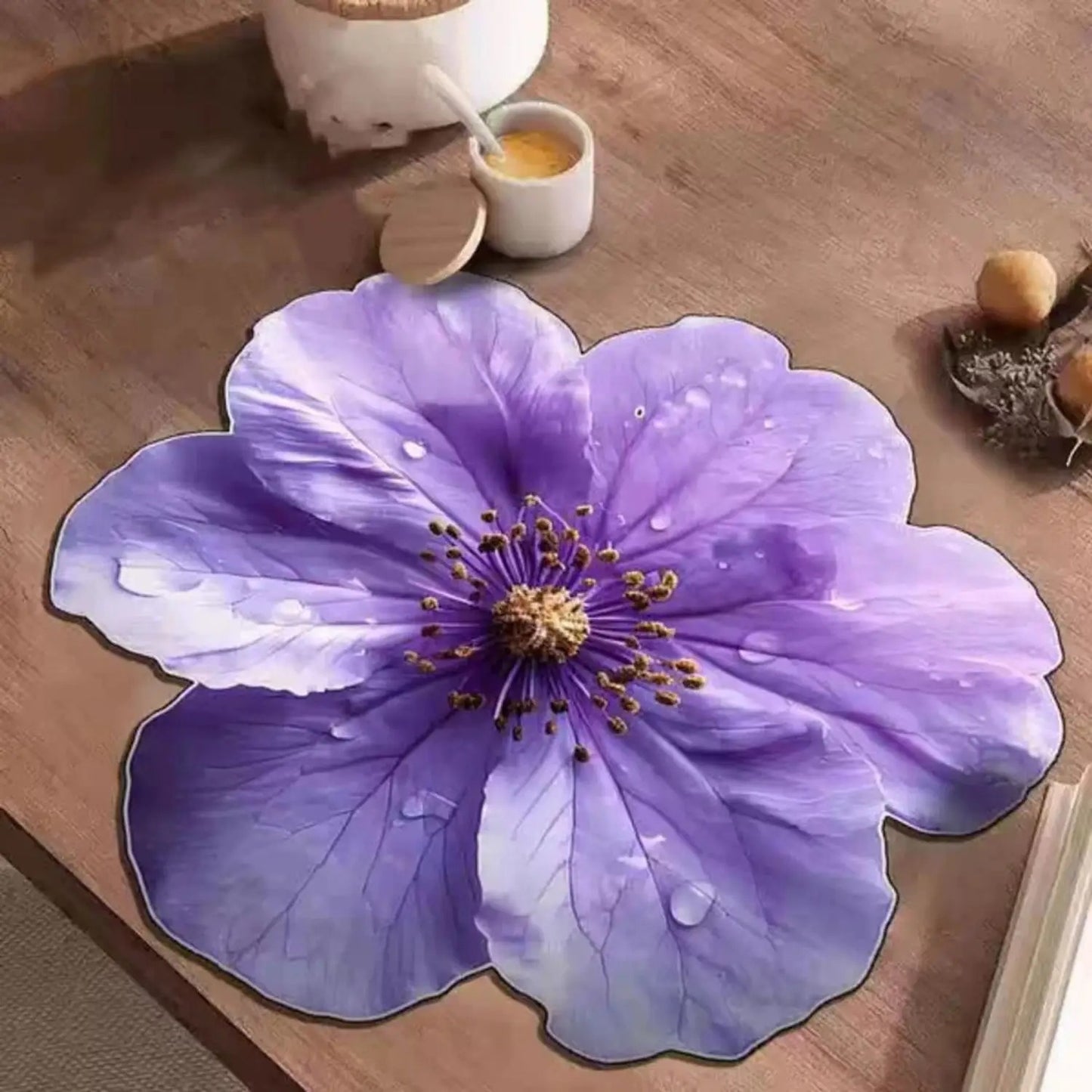 Floral Comfort Entrance Floor Mat