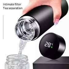 mart LED Display Temperature Water Bottle