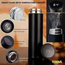 mart LED Display Temperature Water Bottle