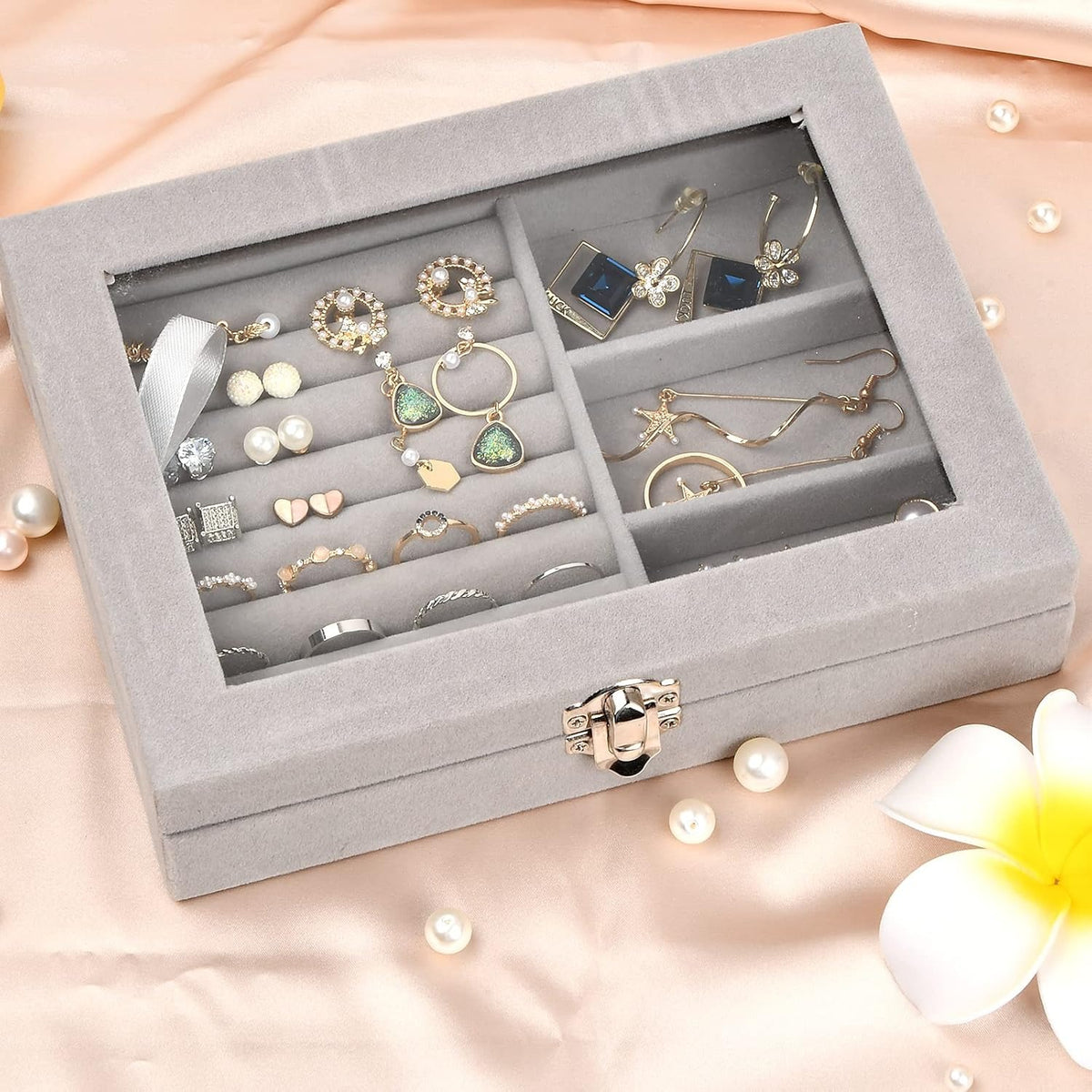 Elegant Jewelry Organizer Storage Box