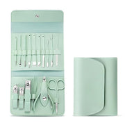 Manicure Pedicure Tools with Luxury Travel Case
