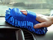 2 in 1 Car Microfibre Duster with Sponge & Grip