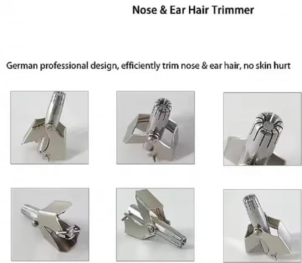 Nose Hair Trimmer for Men Hand Powered Ear Hair Trimmer