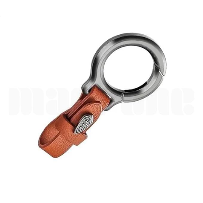 Leather Belt and Alloy Metal with Hook Key Holder