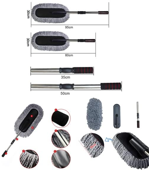 Car Duster, Extendable Long Handle Microfiber