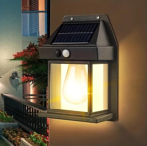 Solar Induction Wall Lamp Outdoor with Motion Sensor