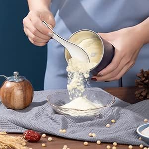 Coffee Bean Herb Grinder with Integrated Brush Spoon