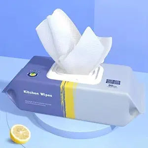 Heavy Oil & Grease Remover Wet Wipes for Kitchen