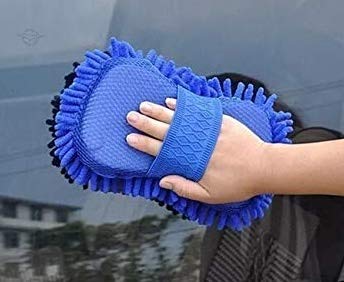 2 in 1 Car Microfibre Duster with Sponge & Grip