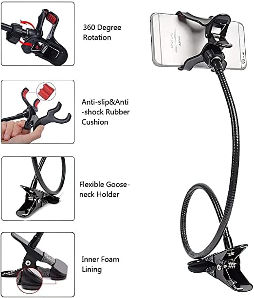 Heavy Duty Foldable Phone Holder with 360° Rotation