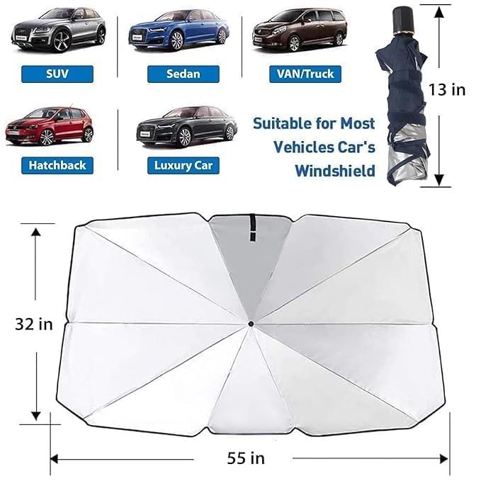 Windshield Umbrella Car Sun Shade Cover Robust Protection