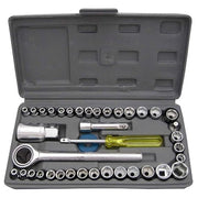 Chrome Vanadium Steel Tool Kit with Carrying Case