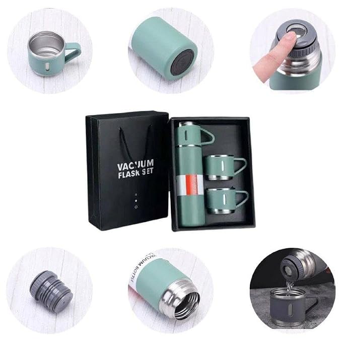 2-in-1 Stainless Steel Insulated Water Bottle