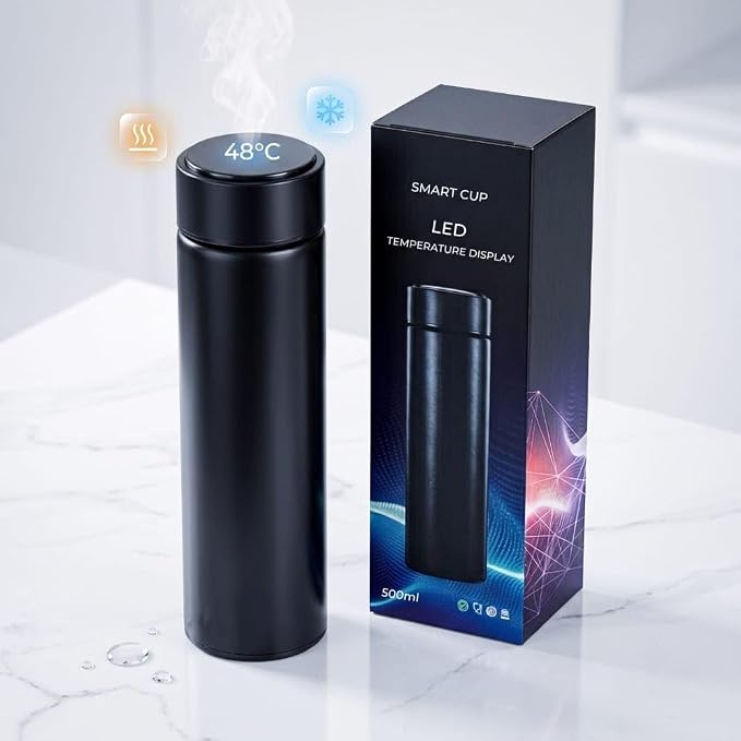Smart Cup LED Temperature Display Vacuum Insulated Bottle 500ml